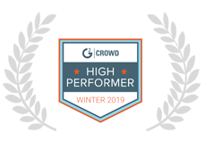 High Performer by G2Crowd in Spring 2019